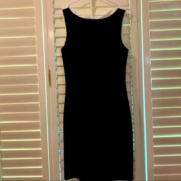 H&M Black Dress with White Back Cut-out - Picture 1 of 9
